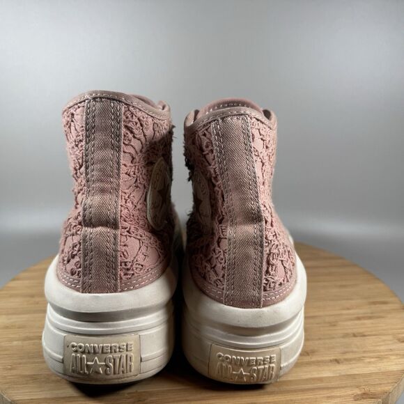 Converse Women's 7.5 Chuck Taylor All Star Move Hi 3D Flowers Pink‎ - Picture 5 of 9